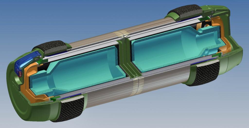 Rohrpostbehälter für Chemieproben