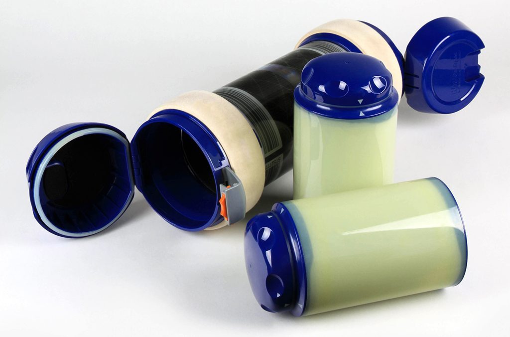 Chemiekomplex Rohrpostbehälter